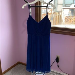 Blue cocktail dress